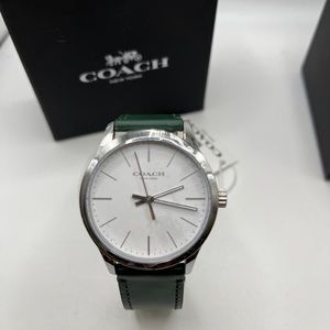 Men’s green Coach watch NWT